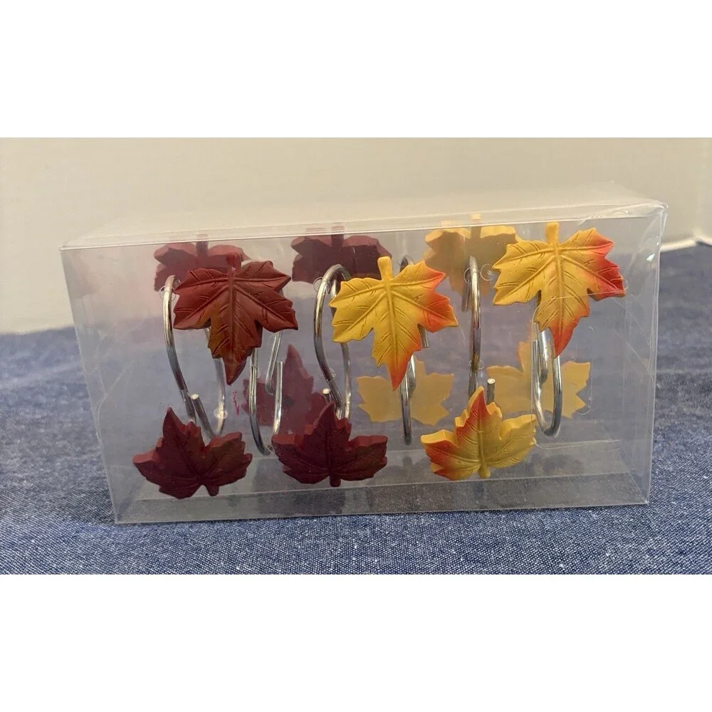 Four Sets of New Seasonal Shower Curtain Hooks